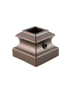 Aluminum Base Collars - 1/2" Square - Burnt Penny