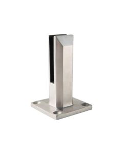 Square, Surface Mount Glass Spigot - Alloy 2205