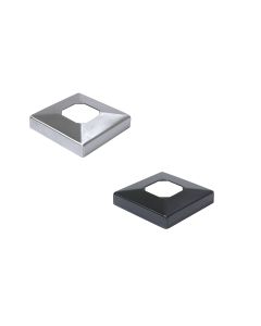Stainless Steel Cover Flange, Square - Alloy 316L - #4 Satin Finish