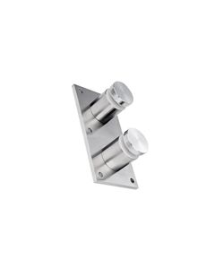 1-3/4" Length - 2" Dia., Round, Fascia Mount Double Standoff - Alloy 316