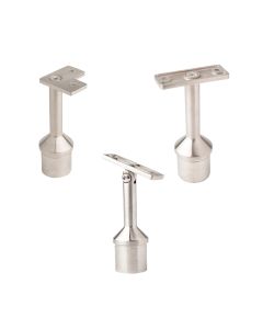 Flat Saddle, Round, Top Mount Bracket