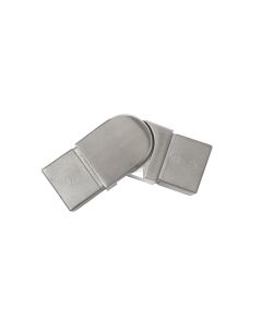 0˚ to 90˚, Square, Adjustable Horizontal Elbow for Cap Rail - Alloy 304