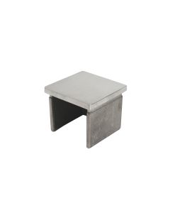 Square, Cap for Cap Rail - Alloy 304