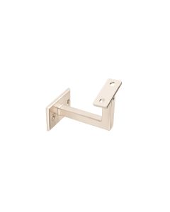 Zinc Diecast Bracket - 3&quot; Extension, Adjustable Saddle - Brushed Stainless Effect
