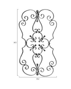 Panel Scrolls - Forged Steel