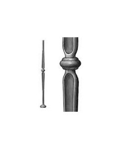 "Ronde" Series Finishing Post - Forged Steel Solid Round Bar - Mill Finish