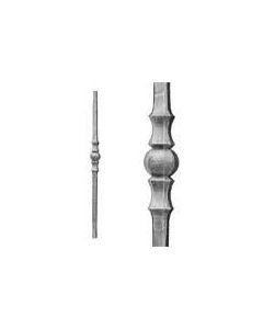 "Masters" Series Finishing Post - Forged Steel Solid Square Bar - Mill Finish