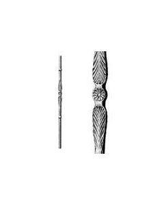 "Rustique" Series Finishing Post - Solid Steel Square Bar - Mill Finish