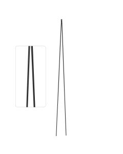Hashi Geometric Steel Baluster with V-Shaped Feature