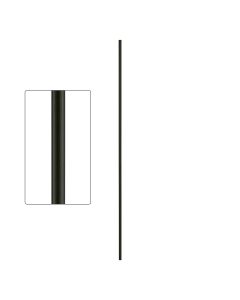 Steel Tube Balusters- 9/16" Round Series - Plain