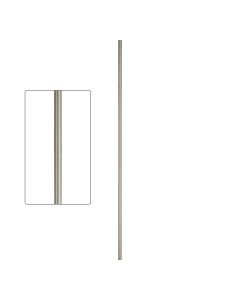 3/4" Round Tube Balusters - Stainless Steel Series - Plain - Satin Finish