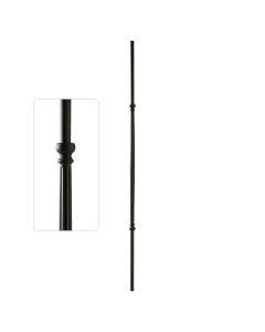 Aluminum Tube Balusters, 5/8" Round Series, Fluted Center