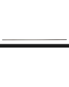 Steel Tube Length - 1/2" Round Series - Plain - Satin Black