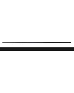 Steel Tube Length - 5/8" Round Series - Plain - Satin Black