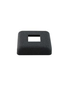 Steel Base Collars - 1/2" Square - Wrinkled Black