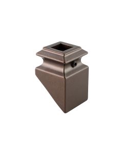 Aluminum Pitch Base Collars - 1/2" Square - Burnt Penny