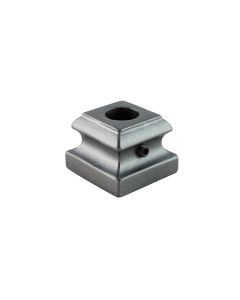 Aluminum Base Collars - 1/2" Round - Gun Metal Grey