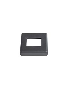 Aluminum Pitch Base Collar - 1/2" Square - Low Profile - Satin Black