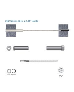 RailFX® Cable Rail Kits, 262 Series, Through-Post, Metal Post Applications