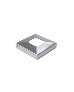 Stainless Steel Cover Flange, Square - Alloy 316L - #4 Satin Finish
