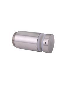 Stainless Steel Fascia Mount Adjustable Single Adapter, Round - 1-1/2" Diameter - 1-1/2" Length- Alloy 304