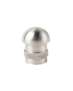 Round, Domed Cap for 5/8" Dia. Round Tube - Alloy 304