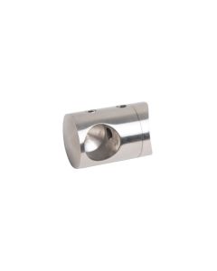 Round, Right Terminal for 5/8" Dia. Round Tube for Round Post - Alloy 304