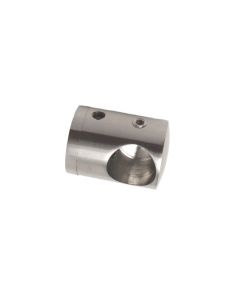 Round, Right Terminal for 5/8" Dia. Round Tube for Square Post - Alloy 304