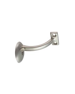 Zinc Diecast Brackets - 3 3/8" Extension - Brushed Stainless Effect