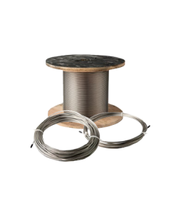 Bezdan Cable 100' Length, 1/8" Dia. Cable 1x19 Stainless Steel