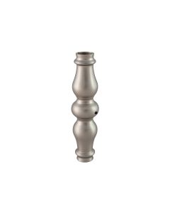 Aluminum Baluster Collars - Round Holes - With Set Screw - Brushed Stainless Effect