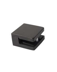 Black, Square, Glass Clips for Square Posts