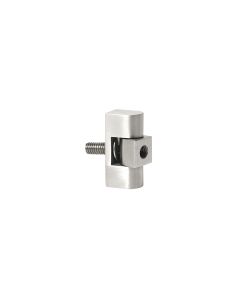 Adjustable Hinge for Glass Clip for Square Post - Alloy 304