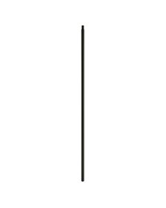 Steel Tube Balusters - 5/8" Square Series With Dowel Top - Plain - Satin Black