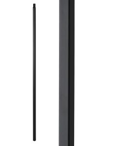 Steel Tube Spindles – 3/4" Square Series - Plain - Satin Black