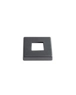 Aluminum Base Collar - 1/2" Square - Low Profile - Satin Black