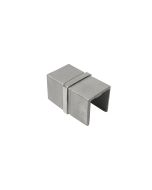 Square, Internal Connector for Cap Rail - Alloy 304