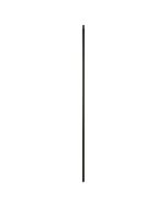 Steel Tube Balusters - 1/2" Square Series With Dowel Top - Plain - Satin Black