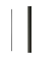 Steel Tube Balusters- 1/2" Square Series With Dowel Top - Plain