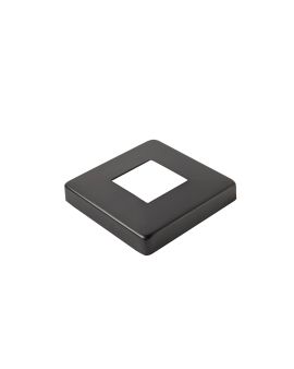 Black Stainless Steel Cover Flange - Alloy 304 - #4 Satin Finish