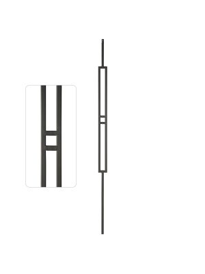 Geometric Steel Tube Spindles, 1/2