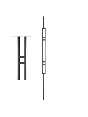  Geometric Steel Tube Spindles, 1/2