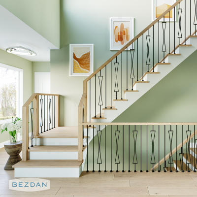 TimeLine® geometric baluster TL27-1-30, plain baluster TL12X-30