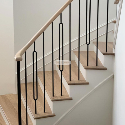 TimeLine® geometric steel tube baluster TL68-1-30 and plain baluster TL12X-30