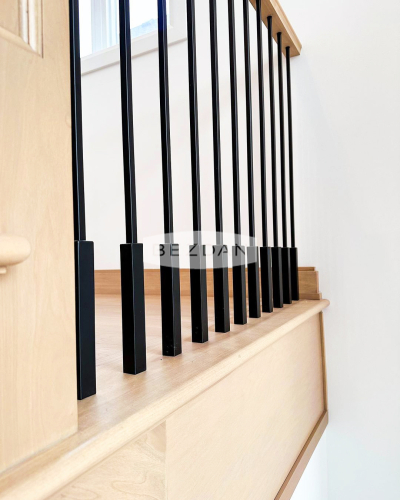 TimeLine® steel tube plain baluster TL12X-30 and base collar 10-75-30