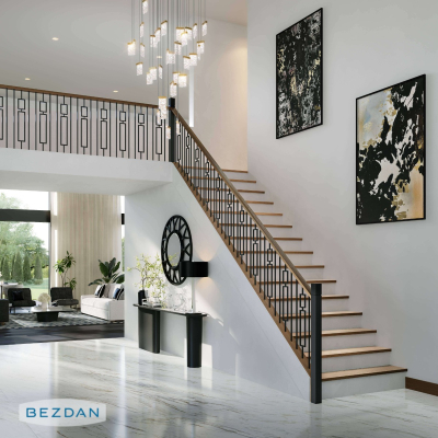 TimeLine® geometric baluster TL96-2-30, plain baluster TL12X-30