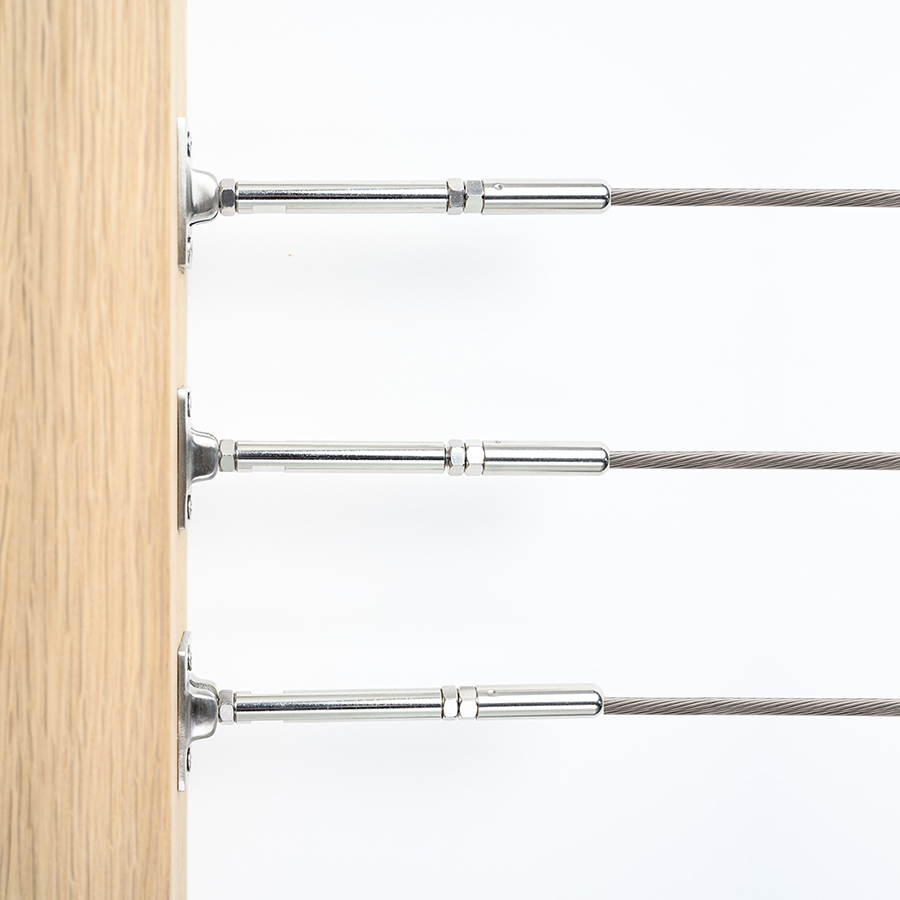 Cable Fittings for Wood Posts